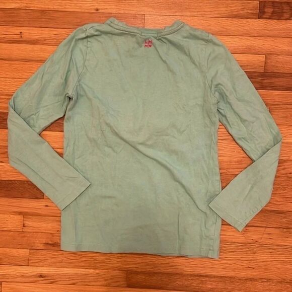 4/$25 Little Miss Matched LS Holiday Peppermint Smiley Face T-Shirt Girl Size 12 - Picture 3 of 11